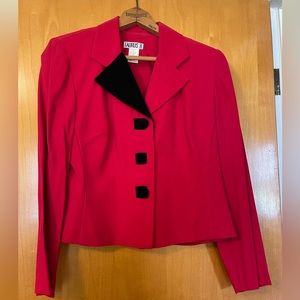 Taurus Red petite blazer size 8
